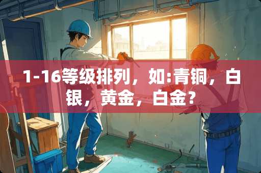 1-16等级排列，如:青铜，白银，黄金，白金？