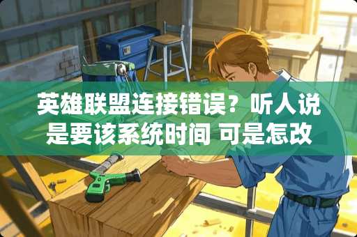 英雄联盟连接错误？听人说是要该系统时间 可是怎改啊？