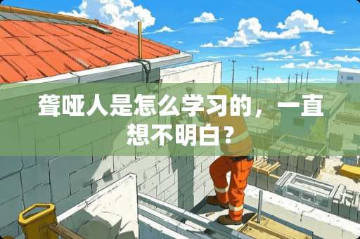 聋哑人是怎么学习的，一直想不明白？