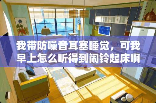 我带防噪音耳塞睡觉，可我早上怎么听得到闹铃起床啊？