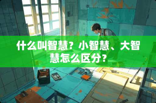 什么叫智慧？小智慧、大智慧怎么区分？