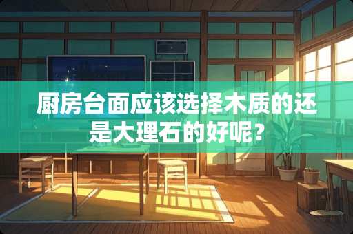 厨房台面应该选择木质的还是大理石的好呢？