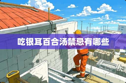 吃银耳百合汤禁忌有哪些