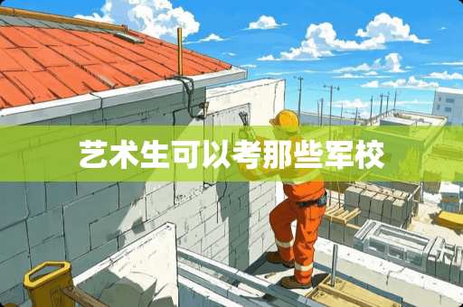 艺术生可以考那些军校