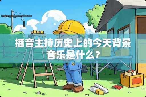 播音主持历史上的今天背景音乐是什么？
