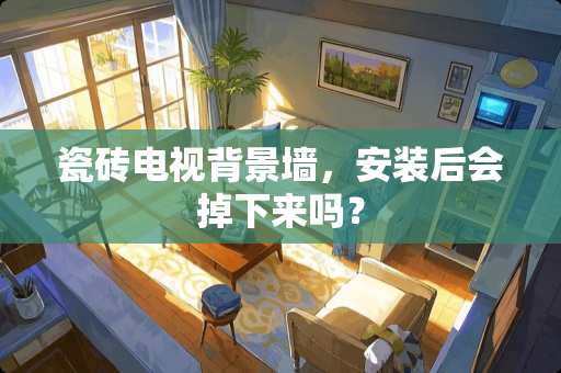 瓷砖电视背景墙，安装后会掉下来吗？