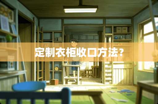 定制衣柜收口方法？