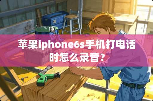 苹果iphone6s手机打电话时怎么录音？