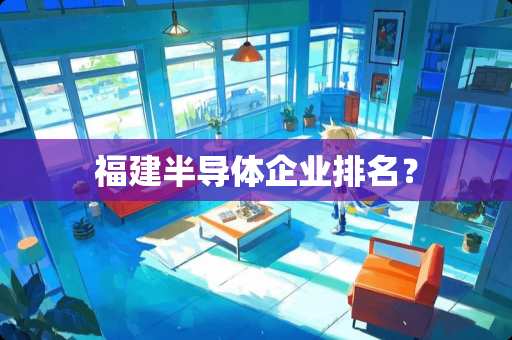 福建半导体企业排名？