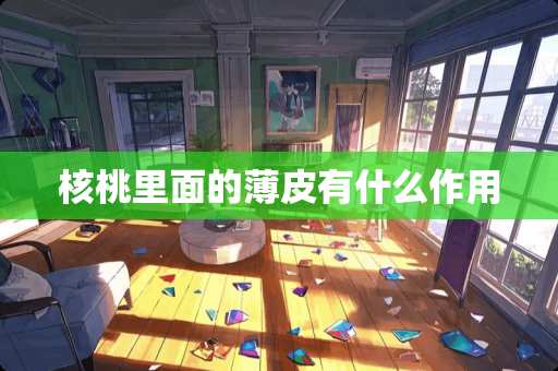 核桃里面的薄皮有什么作用