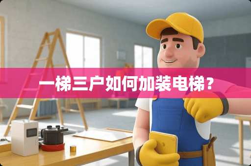 一梯三户如何加装电梯？