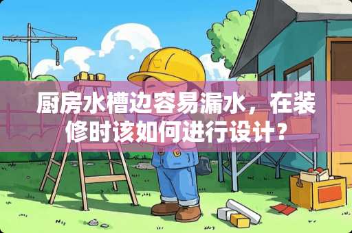 厨房水槽边容易漏水，在装修时该如何进行设计？