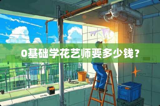 0基础学花艺师要多少钱？