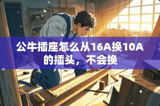 公牛插座怎么从16A换10A的插头，不会换