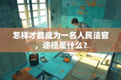 怎样才能成为一名人民法官，途径是什么？