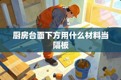 厨房台面下方用什么材料当隔板