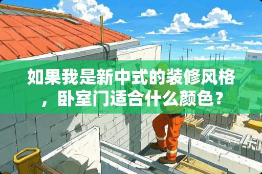 如果我是新中式的装修风格，卧室门适合什么颜色？