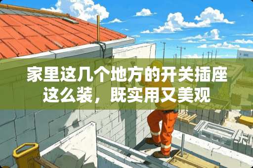 家里这几个地方的开关插座这么装，既实用又美观