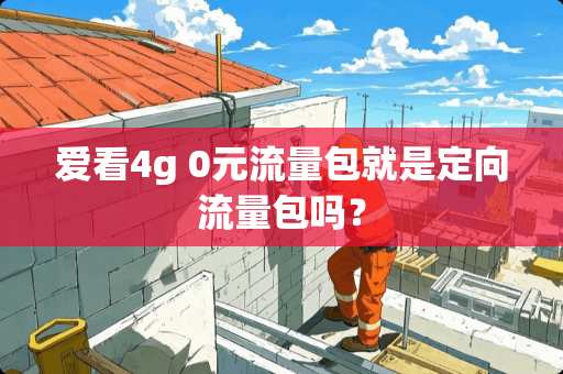 爱看4g 0元流量包就是定向流量包吗？