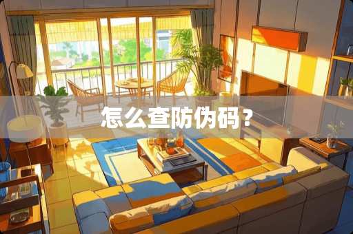 怎么查防伪码？