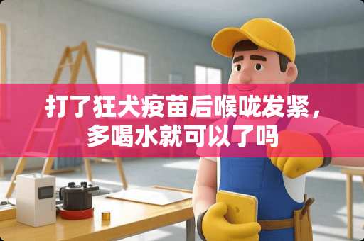 打了狂犬**后喉咙发紧，多喝水就可以了吗