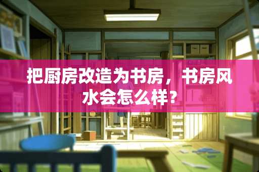 把厨房改造为书房，书房风水会怎么样？