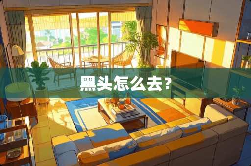 黑头怎么去？