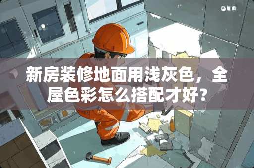 新房装修地面用浅灰色，全屋色彩怎么搭配才好？