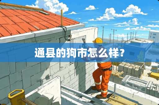 通县的狗市怎么样？