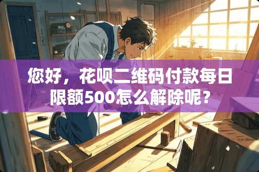 您好，花呗二维码付款每日限额500怎么解除呢？