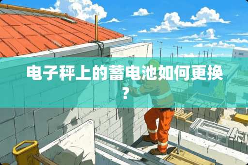 电子秤上的蓄电池如何更换？