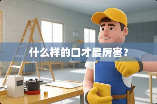 什么样的口才最厉害？