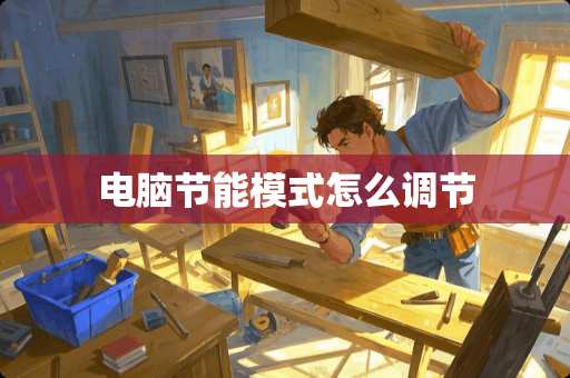 电脑节能模式怎么调节