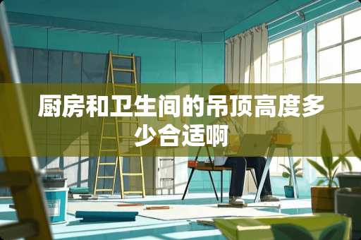 厨房和卫生间的吊顶高度多少合适啊