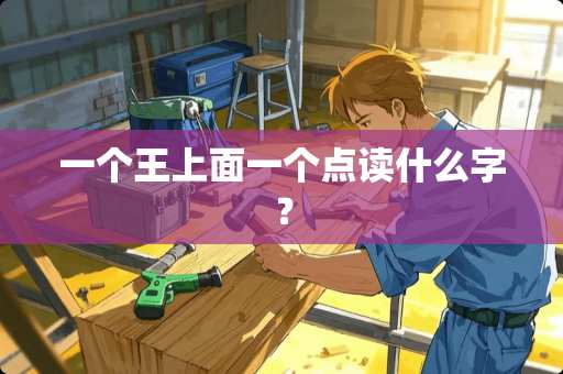 一个王上面一个点读什么字？