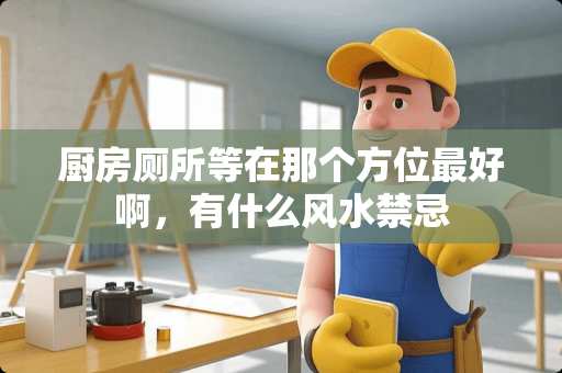 厨房厕所等在那个方位最好啊，有什么风水禁忌