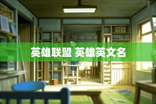 英雄联盟 英雄英文名