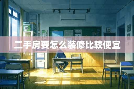 二手房要怎么装修比较便宜