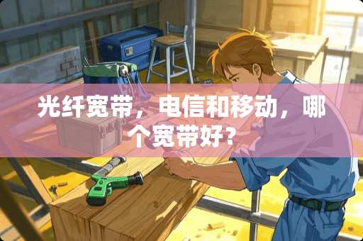 光纤宽带，电信和移动，哪个宽带好？