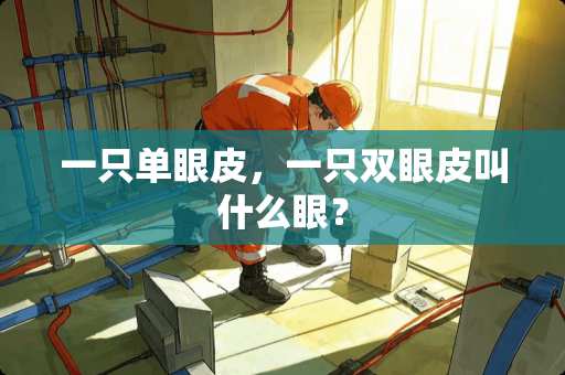 一只单眼皮，一只双眼皮叫什么眼？