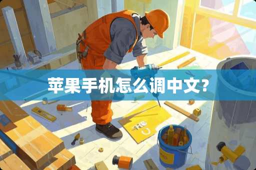 苹果手机怎么调中文？