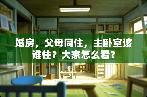婚房，父母同住，主卧室该谁住？大家怎么看？