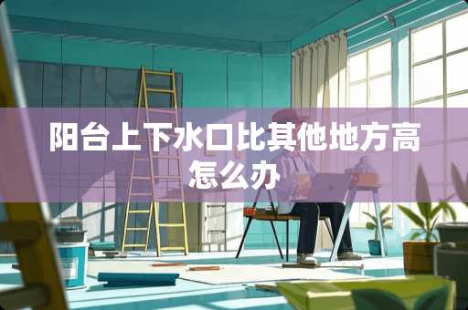阳台上下水口比其他地方高怎么办