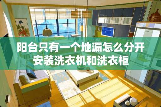 阳台只有一个地漏怎么分开安装洗衣机和洗衣柜