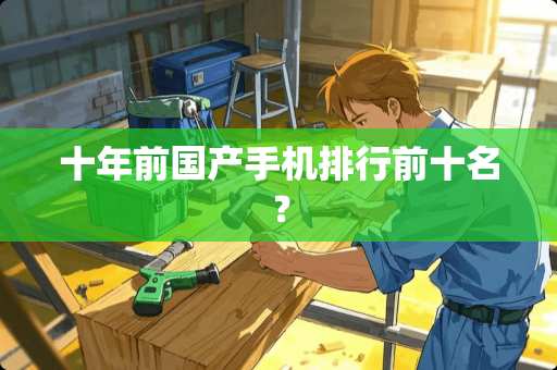十年前国产手机排行前十名？