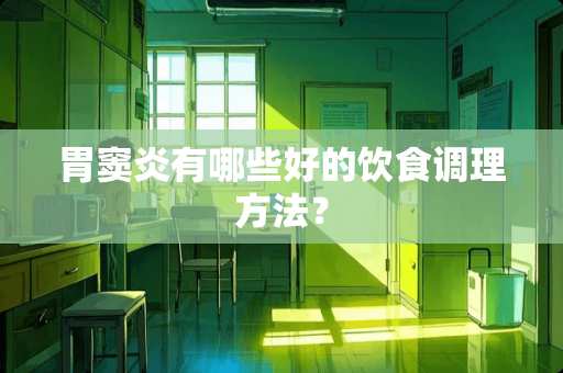 胃窦炎有哪些好的饮食调理方法？