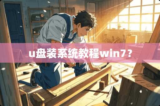 u盘装系统教程win7？