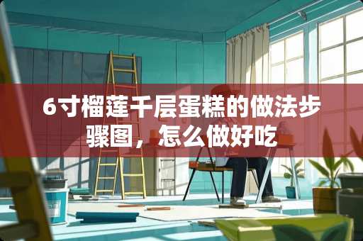 6寸榴莲千层蛋糕的做法步骤图，怎么做好吃