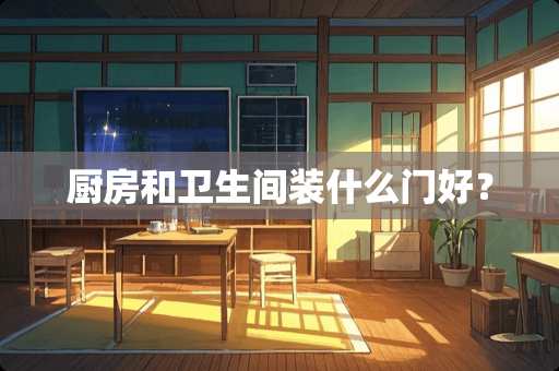 厨房和卫生间装什么门好？