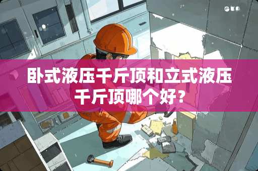 卧式液压千斤顶和立式液压千斤顶哪个好？